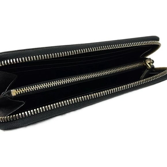 PRADA - 1M0506 Black Leather Long Wallet - Picture 5 of 6